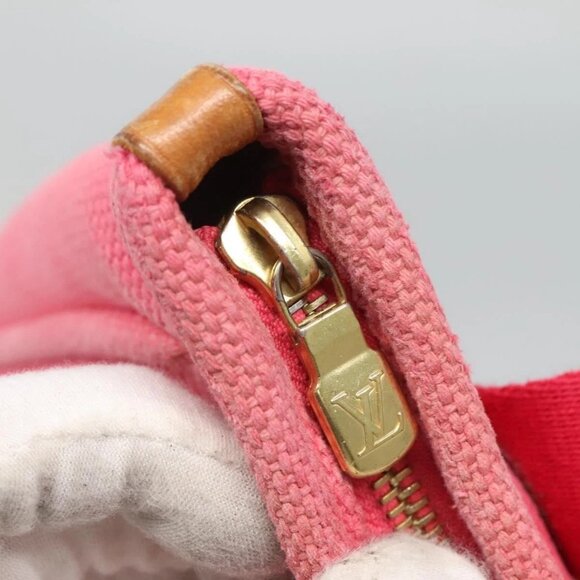 LOUIS VUITTON Antigua Cabas PM Hand Bag Rouge Pink - Picture 9 of 16